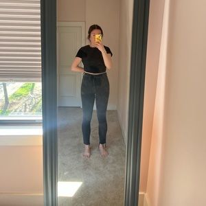 Madewell Black 10” High Rise Skinny Jeans